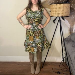 Vintage Anthony Richard’s Funky Print Mini Dress